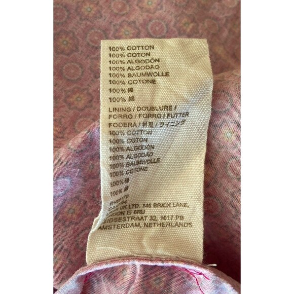 Anthropologie Woman’s Dress Let Me Be Swing Sz Medium Tunic Pink Vacation Casual - Picture 11 of 11